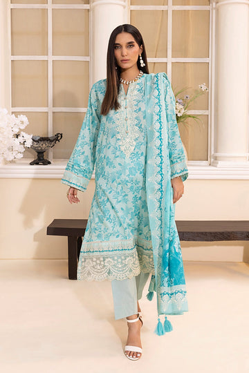 LSM | Embroidered and Printed Lawn | LG-MM-0221