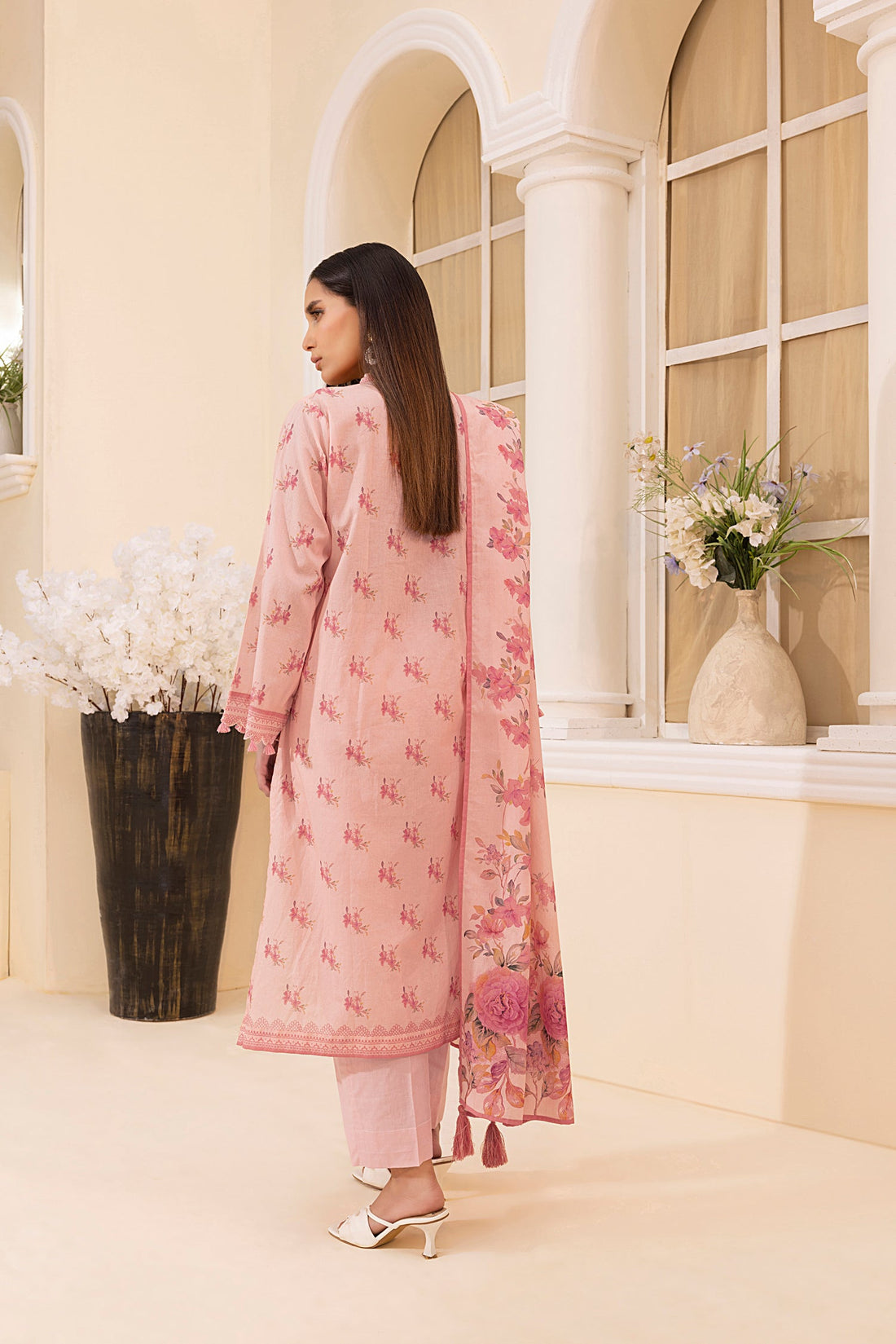 LSM | Embroidered and Printed Lawn | LG-MM-0224