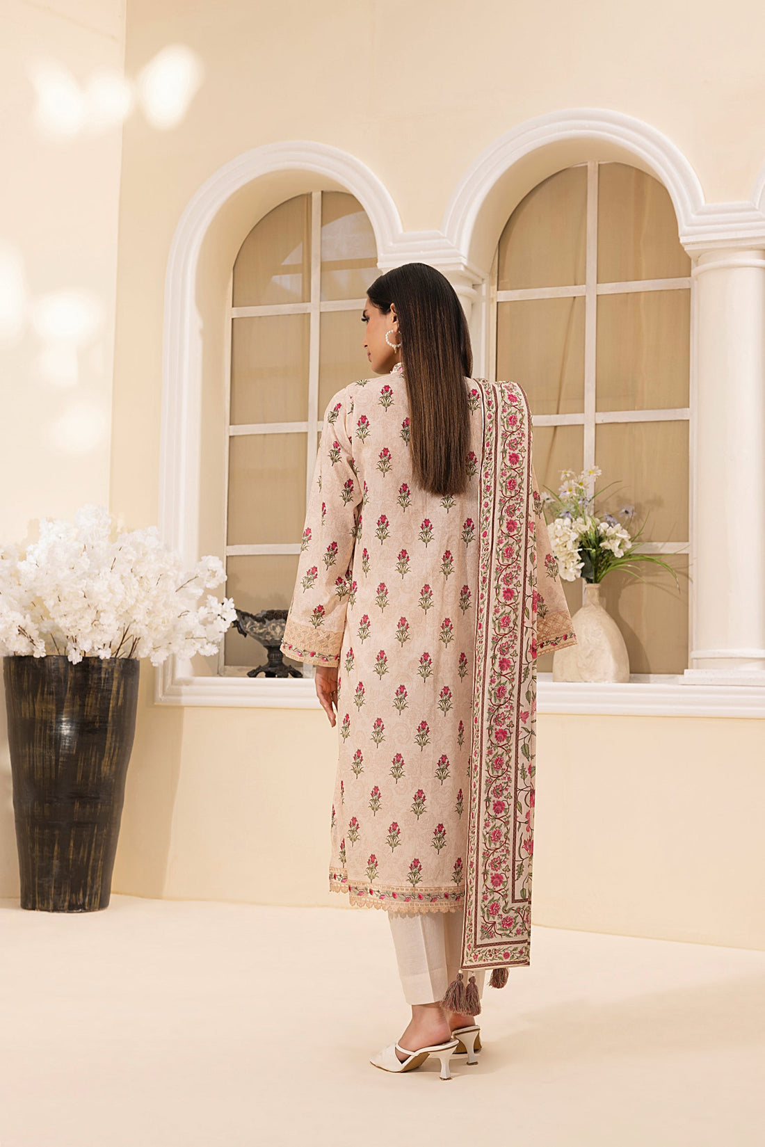 LSM | Embroidered and Printed Lawn | LG-MM-0225