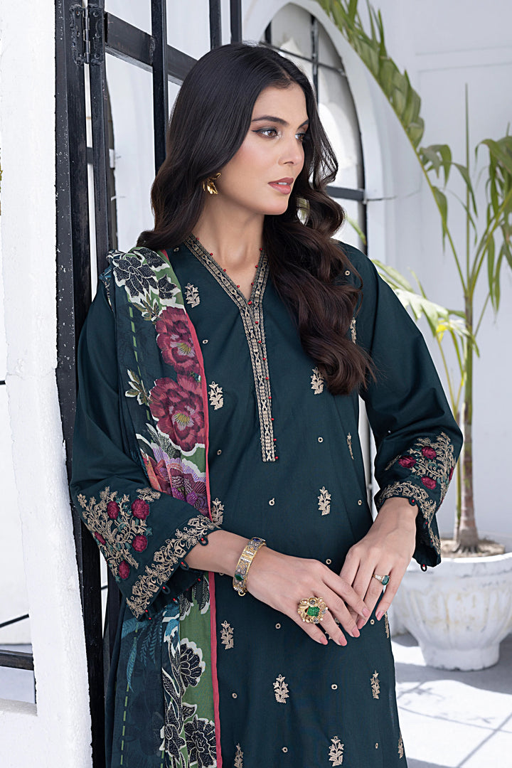 LSM | Spring Embroidered | 0067 - Hoorain Designer Wear - Pakistani Ladies Branded Stitched Clothes in United Kingdom, United states, CA and Australia