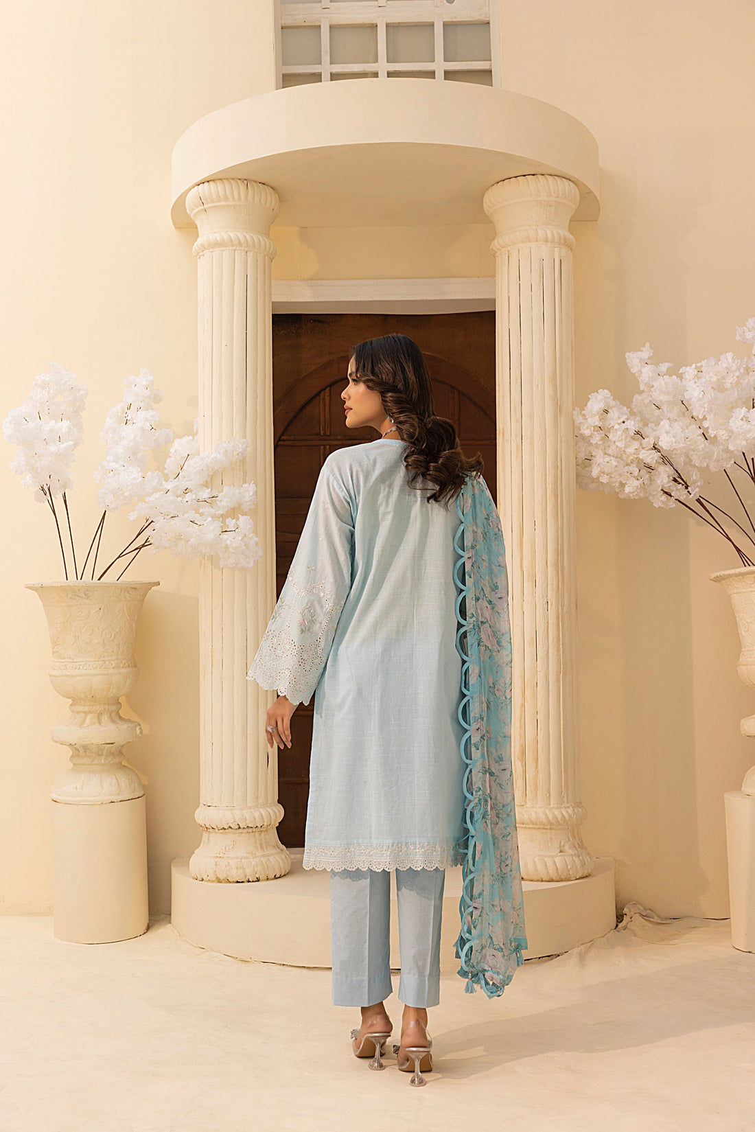 LSM | Embroidered and Printed Lawn | LG-IZ-0200