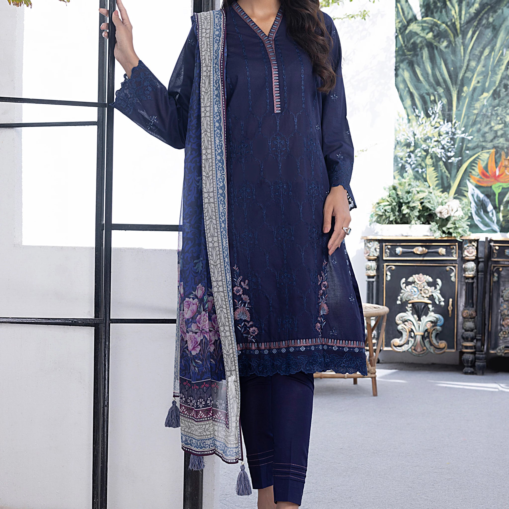 LSM | Spring Embroidered | 0122 - Pakistani Clothes for women, in United Kingdom and United States