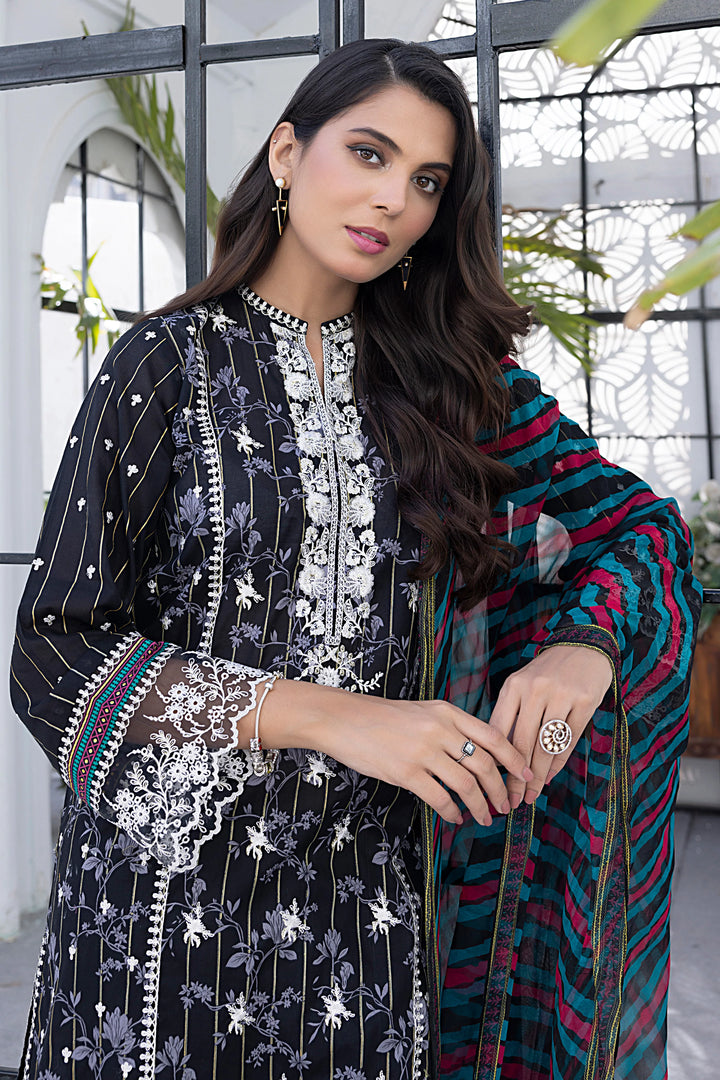 LSM | Spring Embroidered | 0171 - Hoorain Designer Wear - Pakistani Ladies Branded Stitched Clothes in United Kingdom, United states, CA and Australia