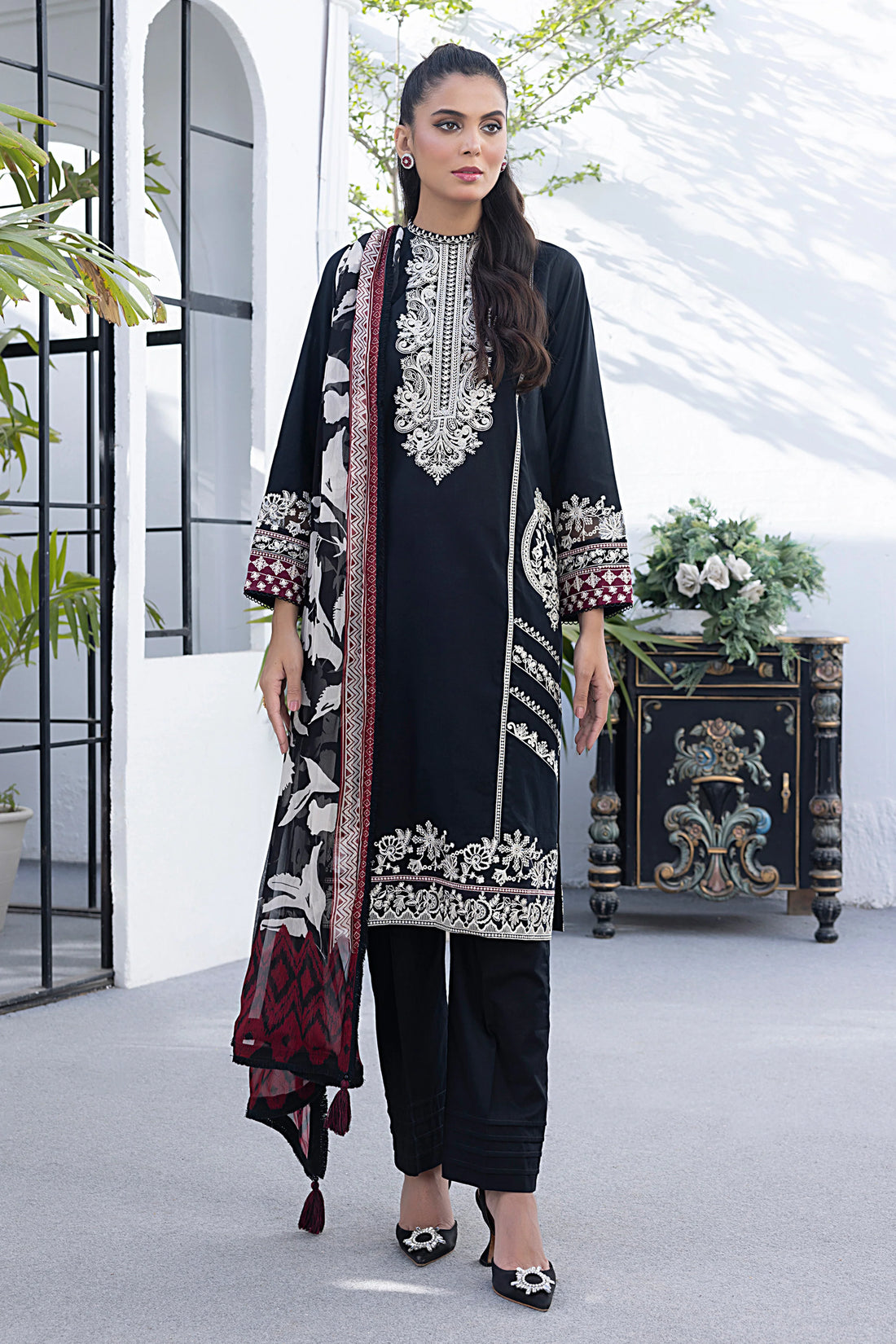 LSM | Spring Embroidered | 0021 - Pakistani Clothes for women, in United Kingdom and United States