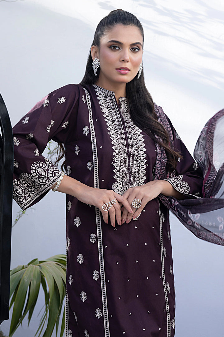 LSM | Spring Embroidered | 0013 - Hoorain Designer Wear - Pakistani Ladies Branded Stitched Clothes in United Kingdom, United states, CA and Australia