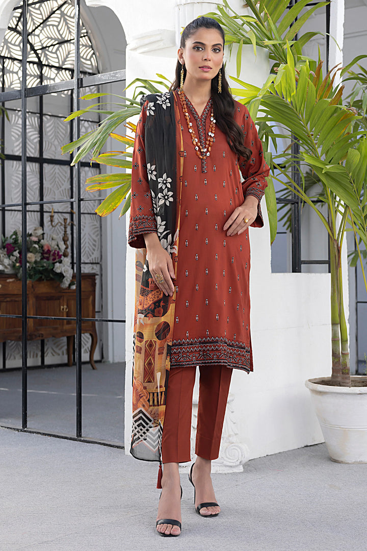 LSM | Spring Embroidered | 0179 - Hoorain Designer Wear - Pakistani Ladies Branded Stitched Clothes in United Kingdom, United states, CA and Australia
