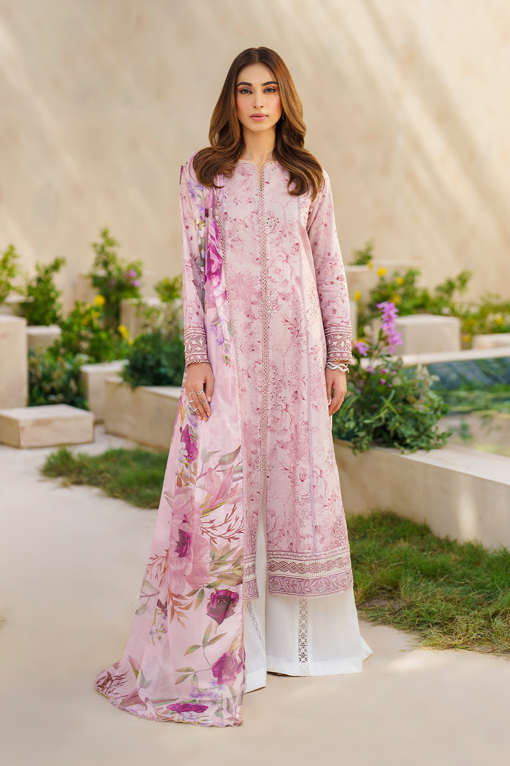 Iznik | Festive lawn 24 | SFL-06 - Pakistani Clothes for women, in United Kingdom and United States