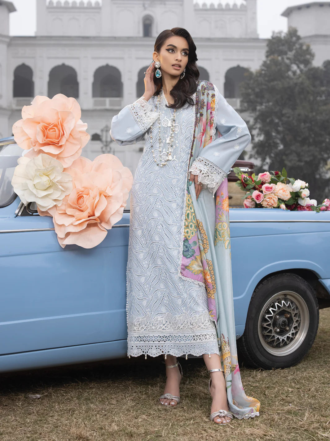 Faiza Faisal | Maya Luxury Lawn | Anja - Pakistani Clothes for women, in United Kingdom and United States