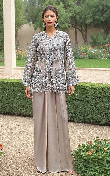 Threads and Motifs | Formal Dresses 25 | Embroidered Jacket With Skirt