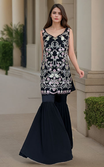 Threads and Motifs | Formal Dresses 25 | Chiffon Embroidered Shirt