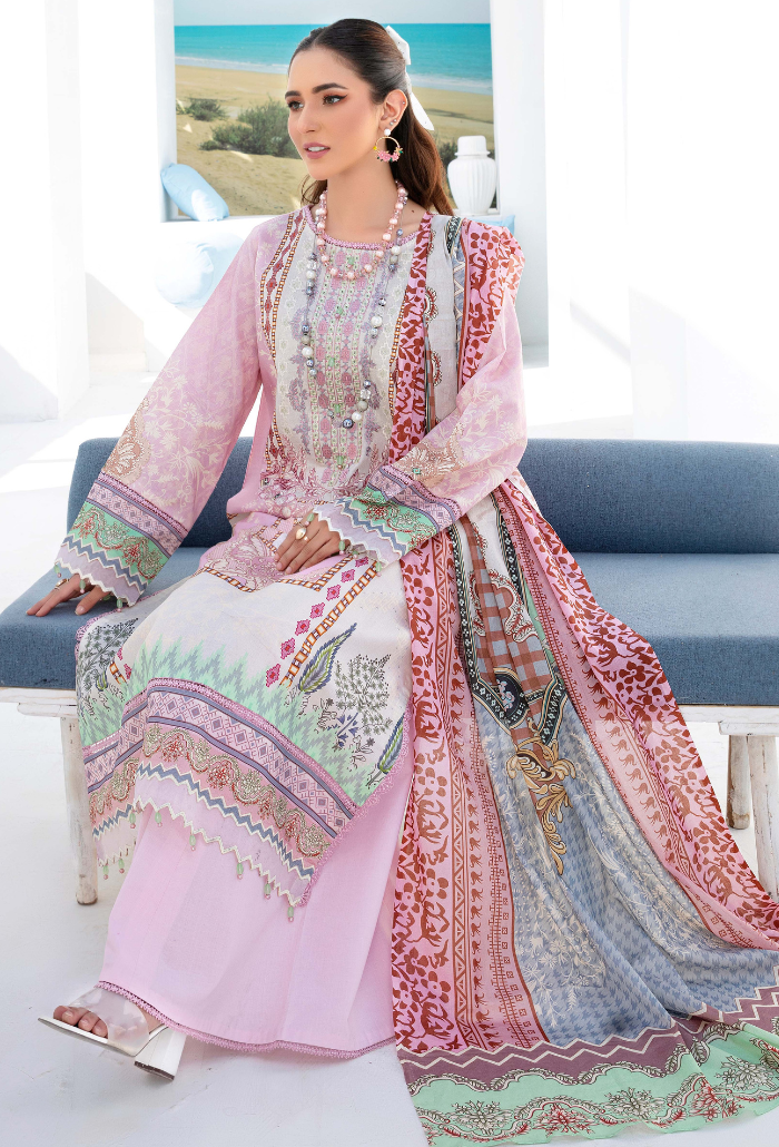 Humdum | Saira Bano Lawn 24 | D08 - Pakistani Clothes for women, in United Kingdom and United States