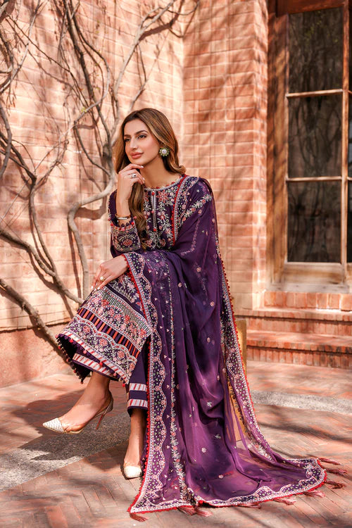 Farasha | Kaavish Lawn 24 | SHADOW BERRY - Pakistani Clothes for women, in United Kingdom and United States