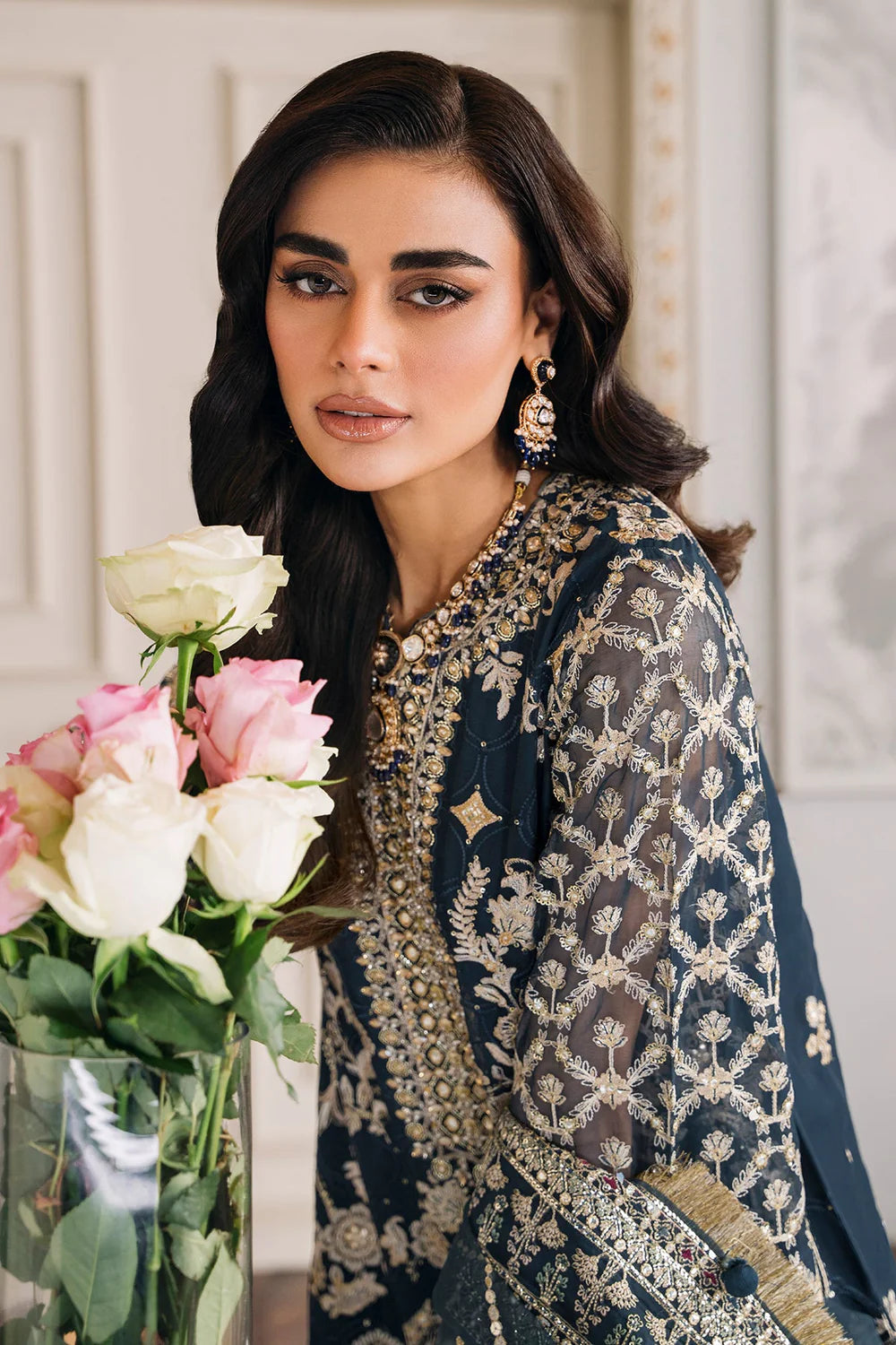 Baroque | Chantelle Embroidered Collection | CH12-01 - Pakistani Clothes for women, in United Kingdom and United States