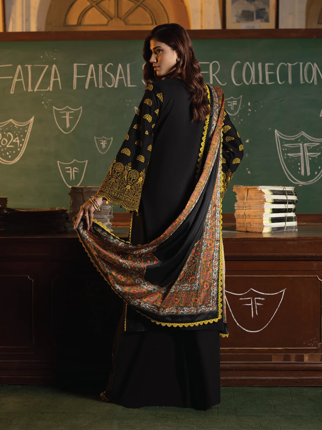 Faiza Faisal | Maya Luxury Lawn | Clara - Pakistani Clothes for women, in United Kingdom and United States