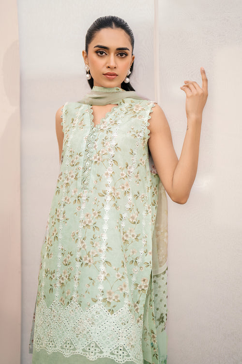 Baroque | Luxury Pret 24 | LAWN UF-609 - Pakistani Clothes for women, in United Kingdom and United States