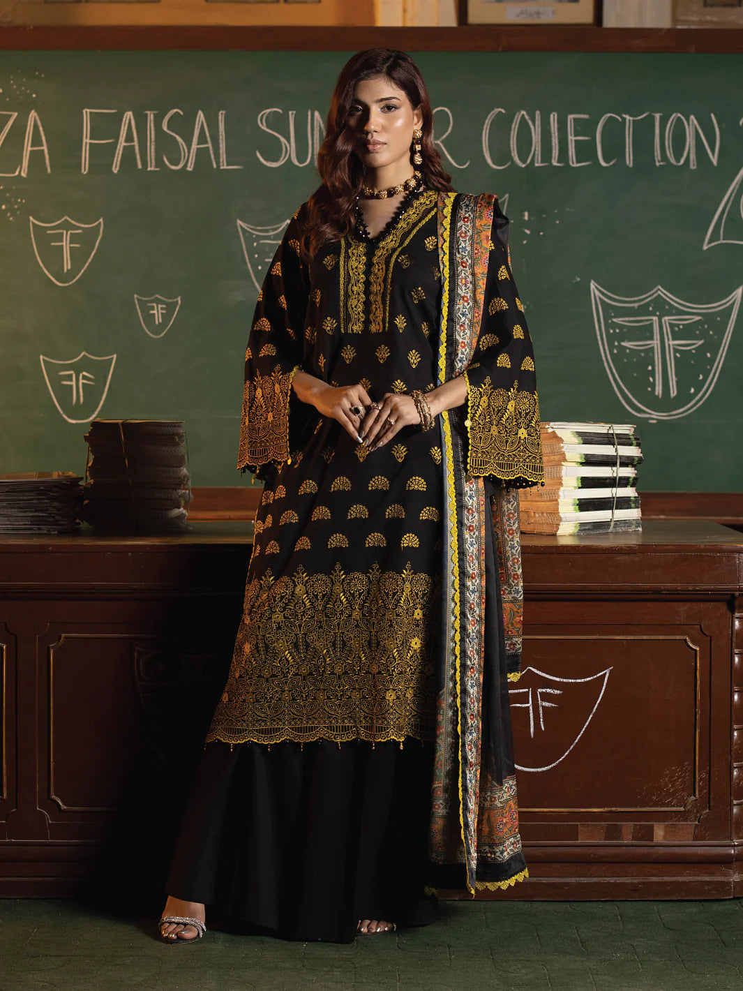 Faiza Faisal | Maya Luxury Lawn | Clara - Pakistani Clothes for women, in United Kingdom and United States