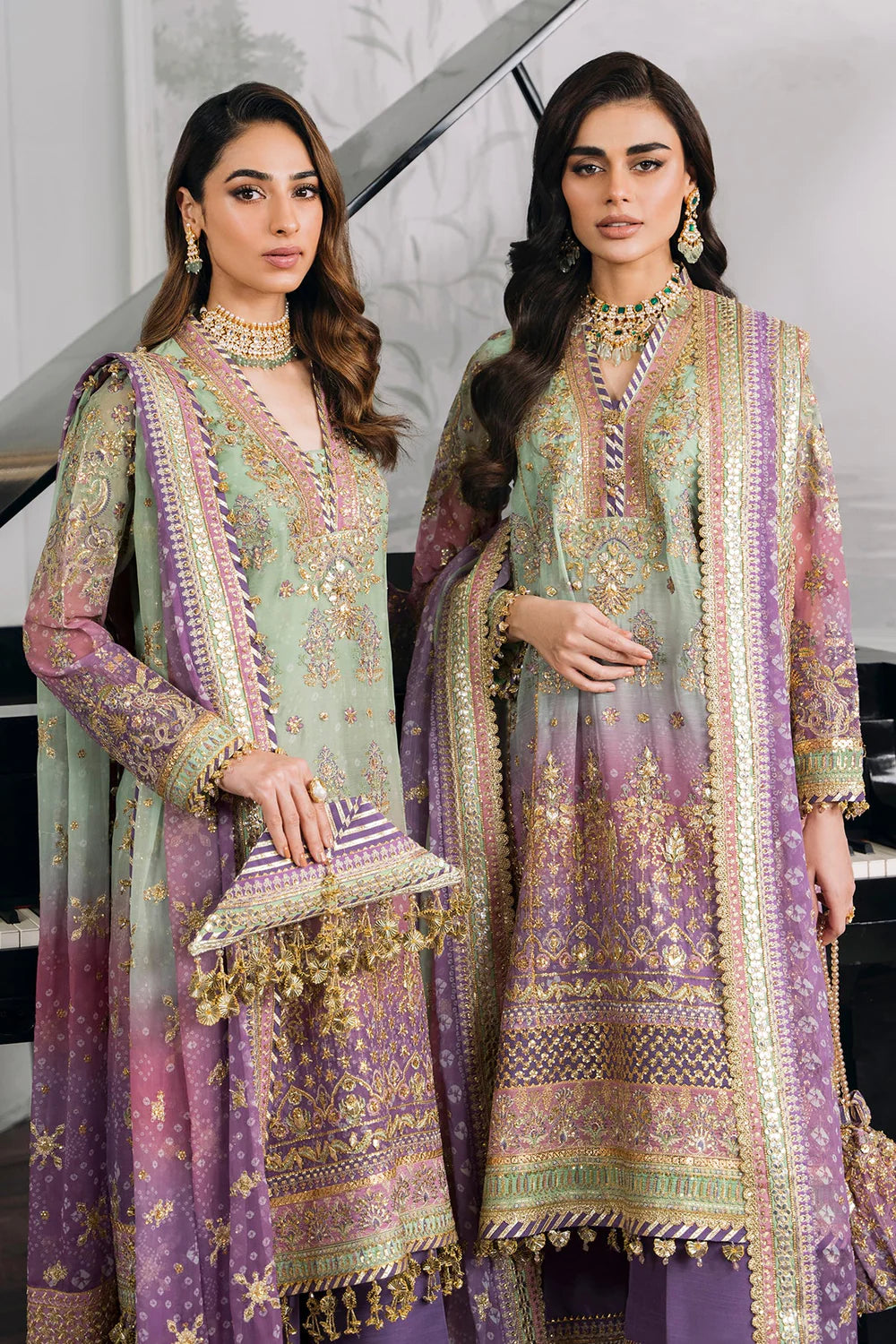 Baroque | Chantelle Embroidered Collection | CH12-08 - Pakistani Clothes for women, in United Kingdom and United States