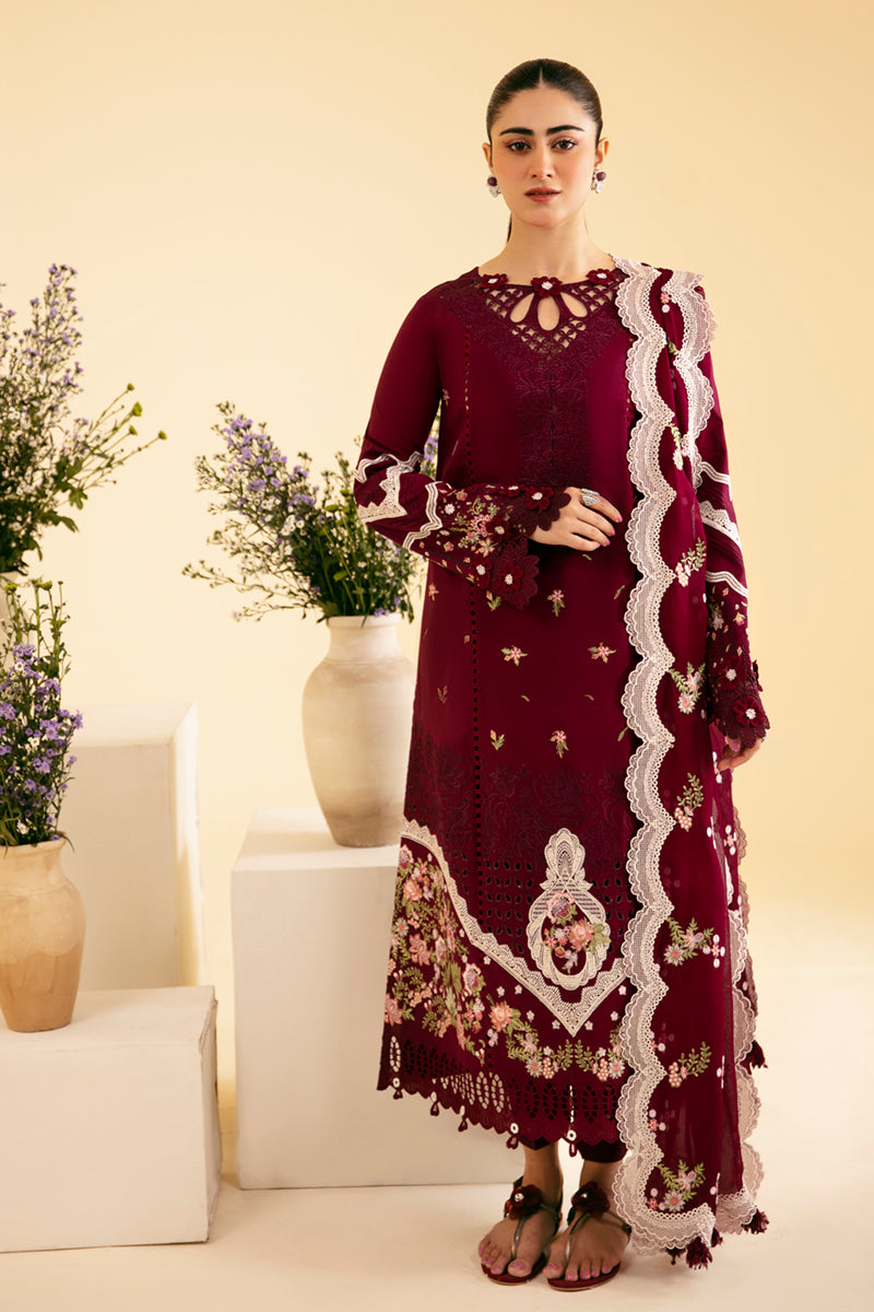 Qalamkar | Qlinekari Luxury Lawn | SQ-11 ZENAL - Pakistani Clothes for women, in United Kingdom and United States