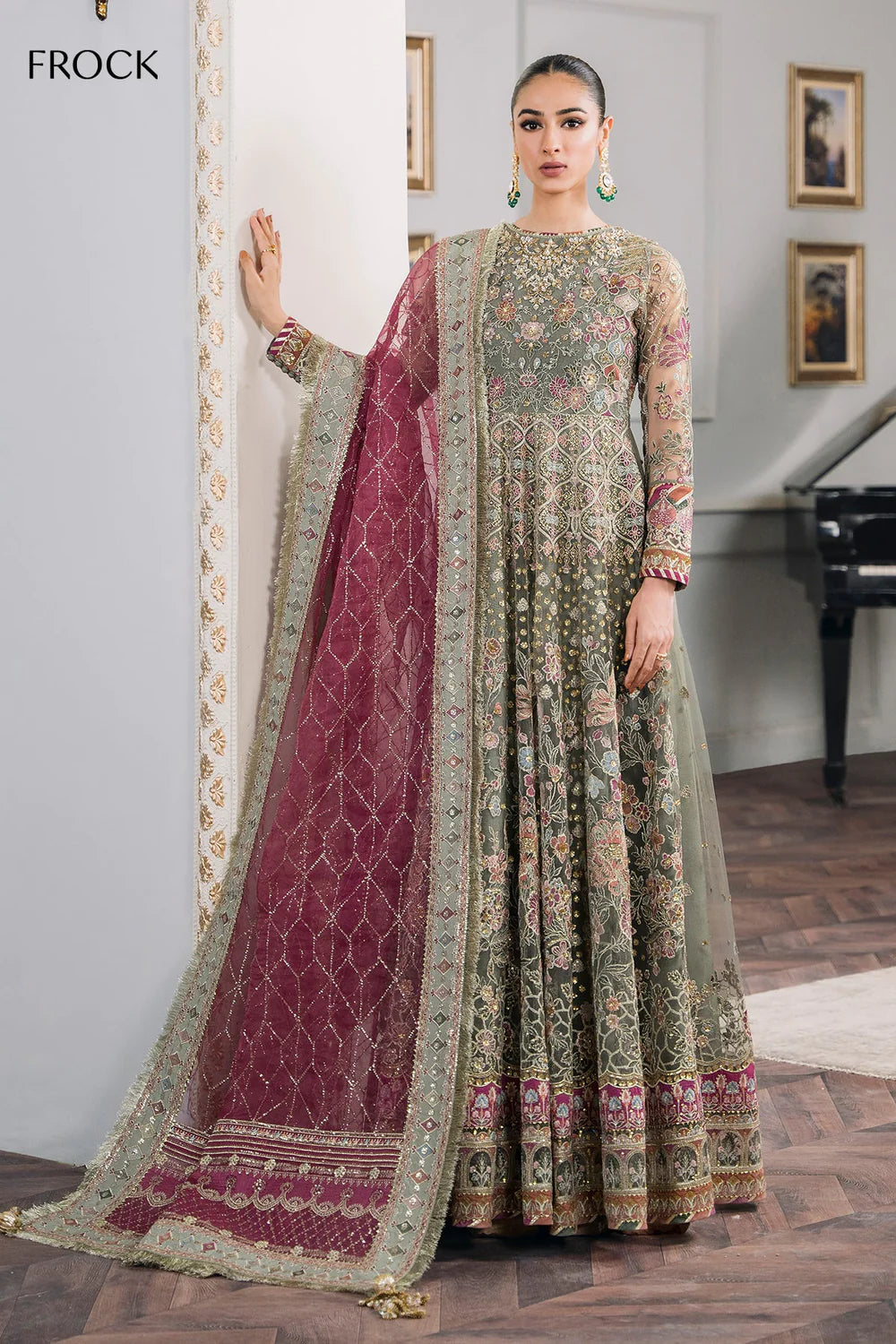 Baroque | Chantelle Embroidered Collection | CH12-02 - Pakistani Clothes for women, in United Kingdom and United States