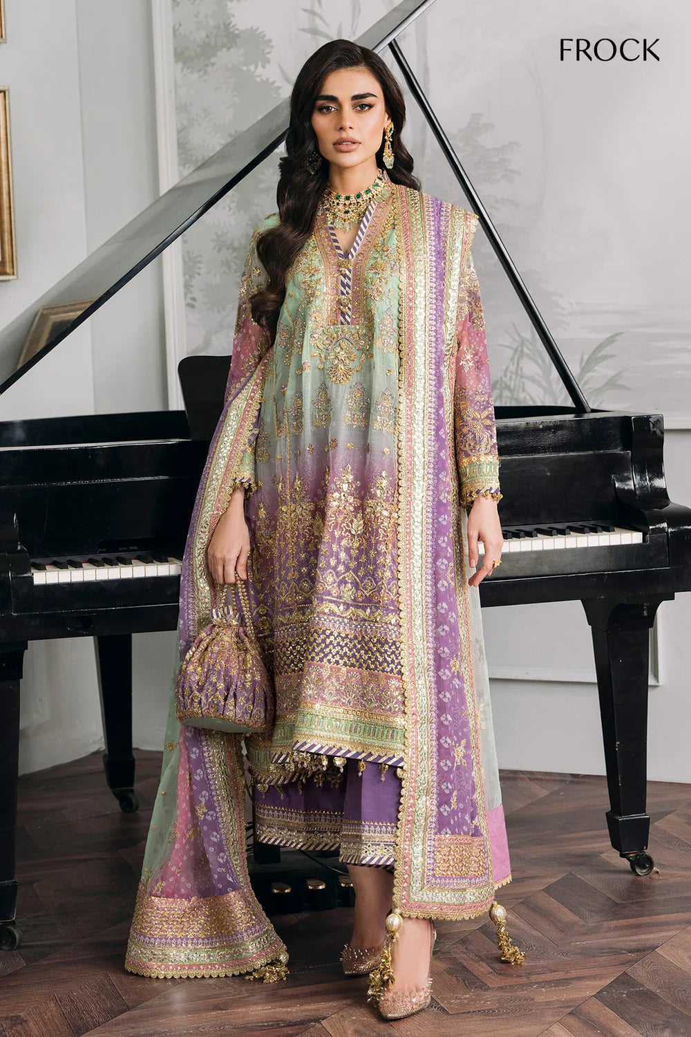 Baroque UK | Pakistani Clothing Brand | United Kingdom  Tagged "Green"   Hoorain Designer Wear