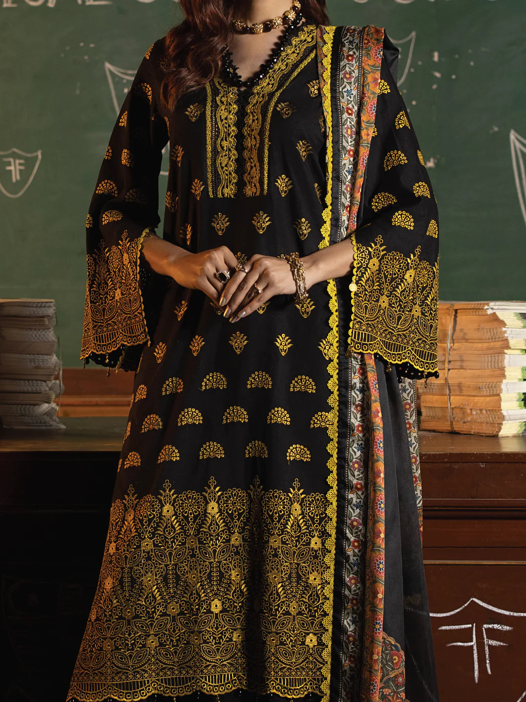 Faiza Faisal | Maya Luxury Lawn | Clara - Pakistani Clothes for women, in United Kingdom and United States