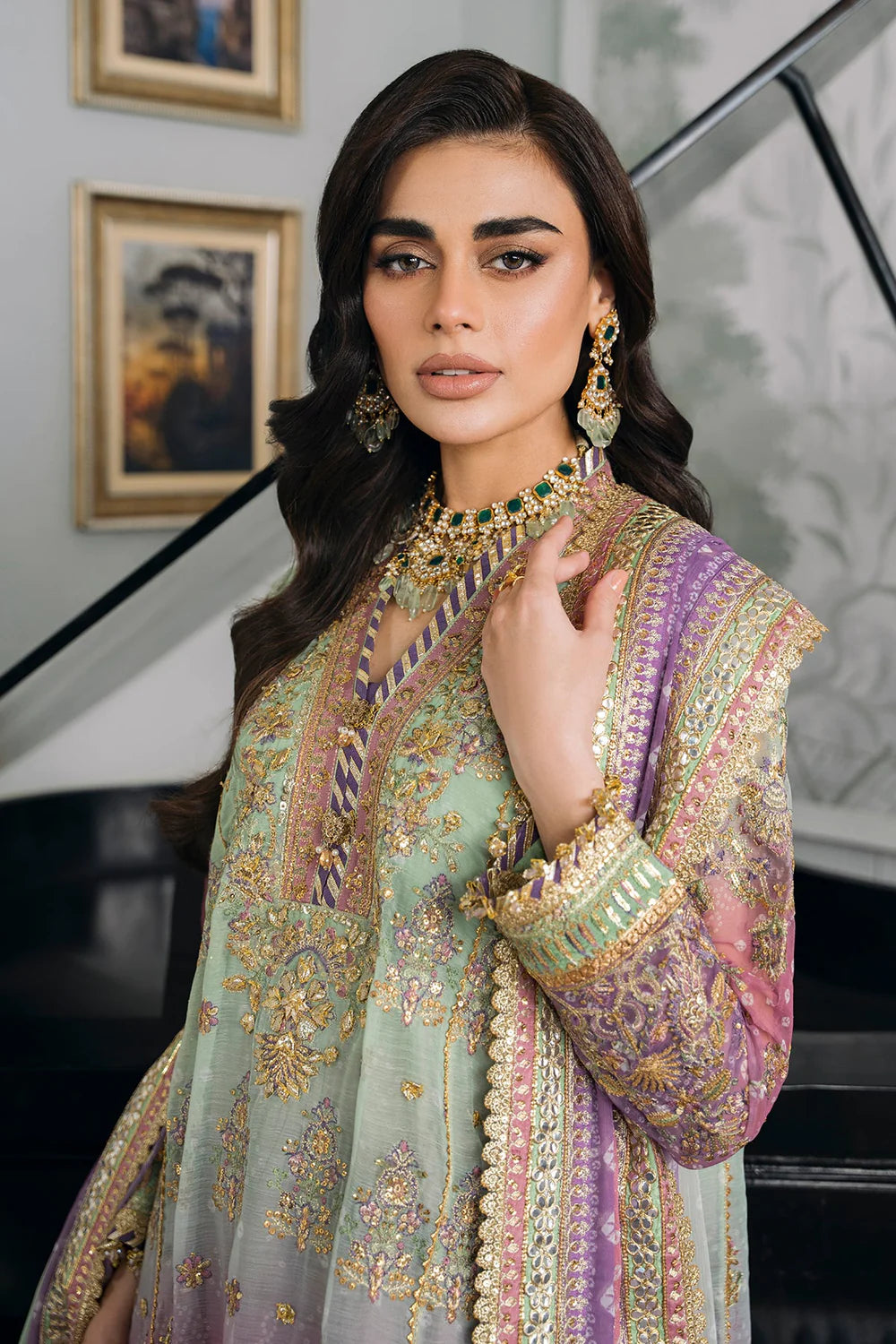 Baroque | Chantelle Embroidered Collection | CH12-08 - Pakistani Clothes for women, in United Kingdom and United States