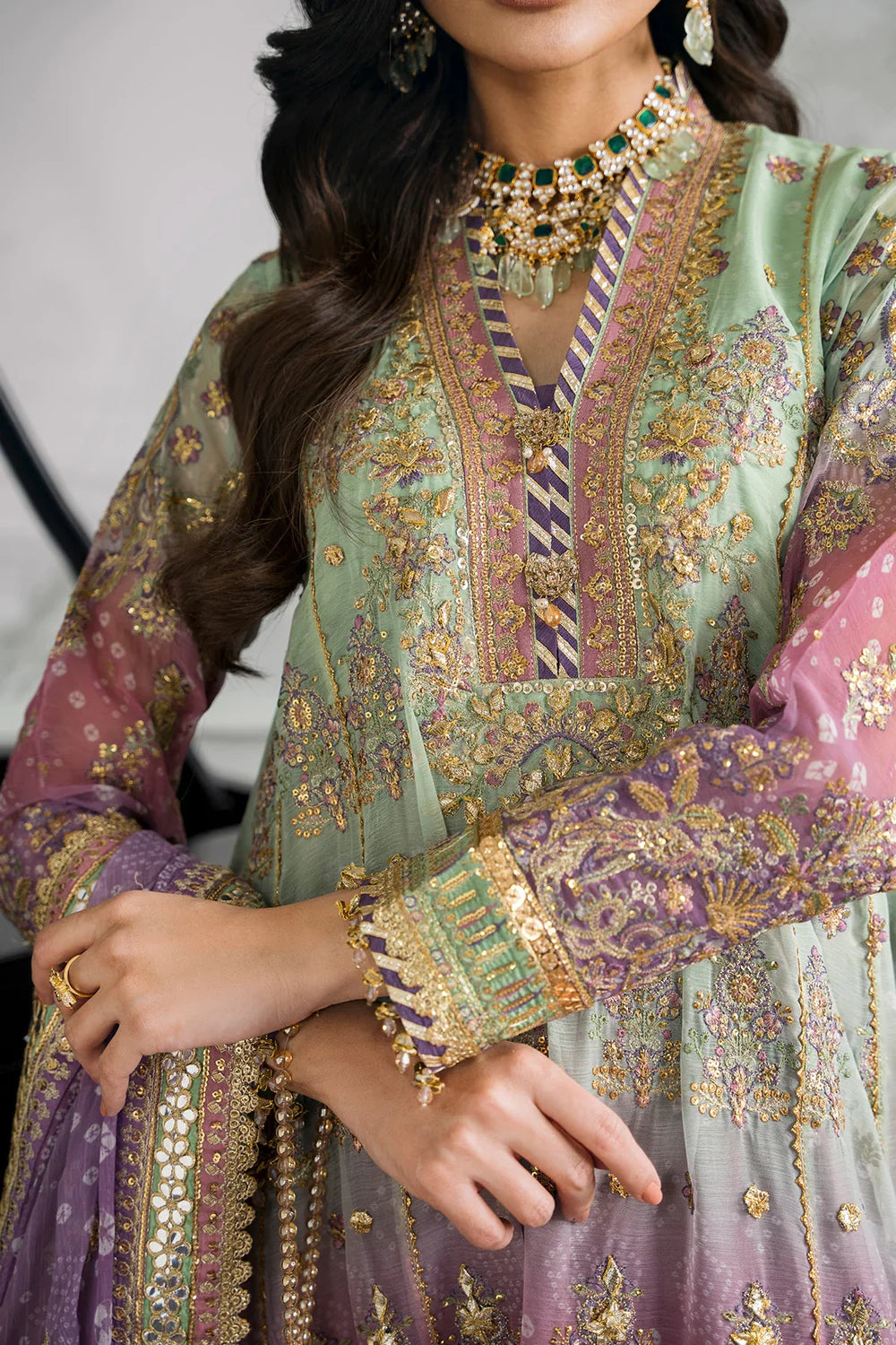 Baroque | Chantelle Embroidered Collection | CH12-08 - Pakistani Clothes for women, in United Kingdom and United States