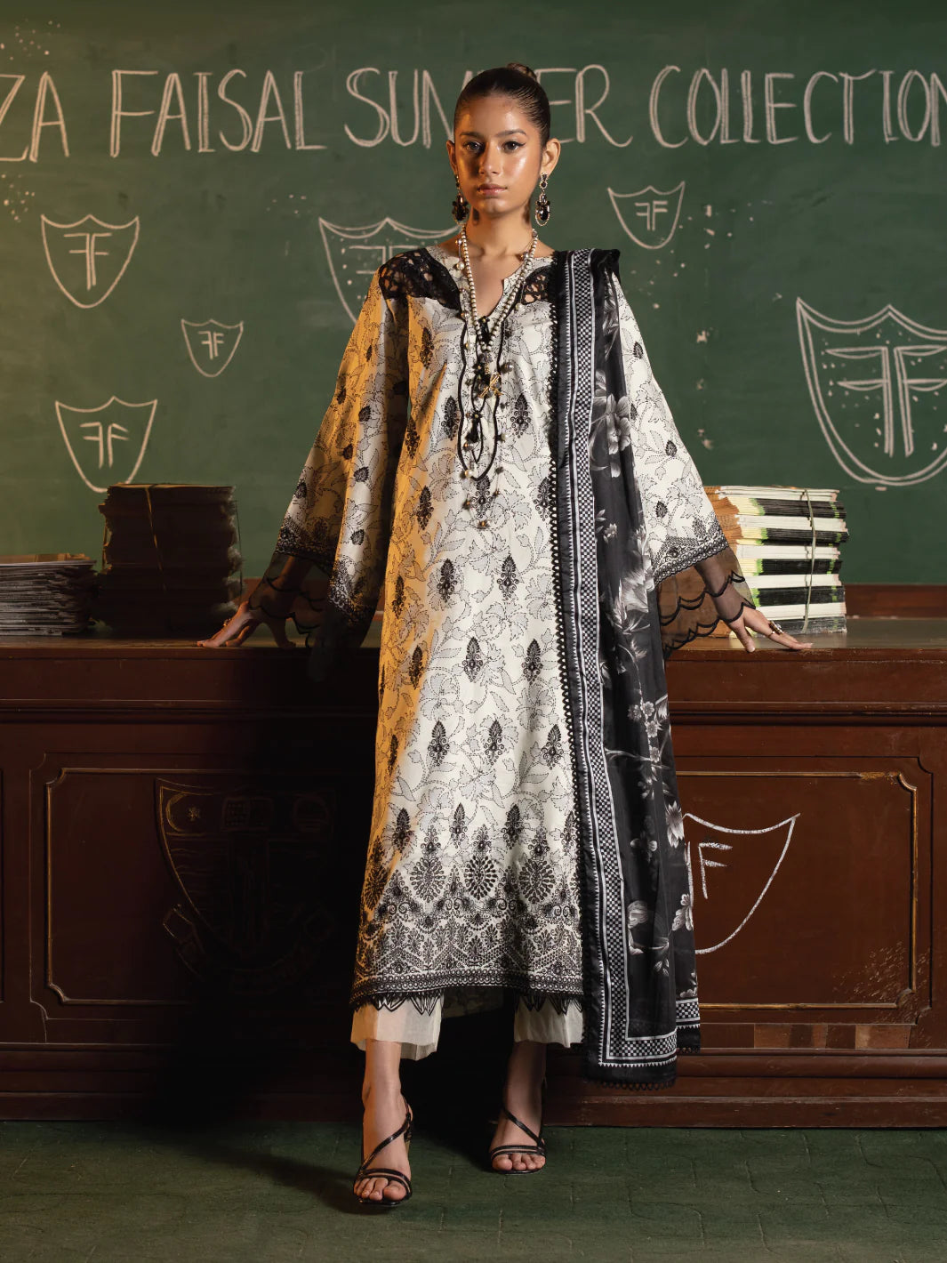 Faiza Faisal | Maya Luxury Lawn | Deniz - Pakistani Clothes for women, in United Kingdom and United States