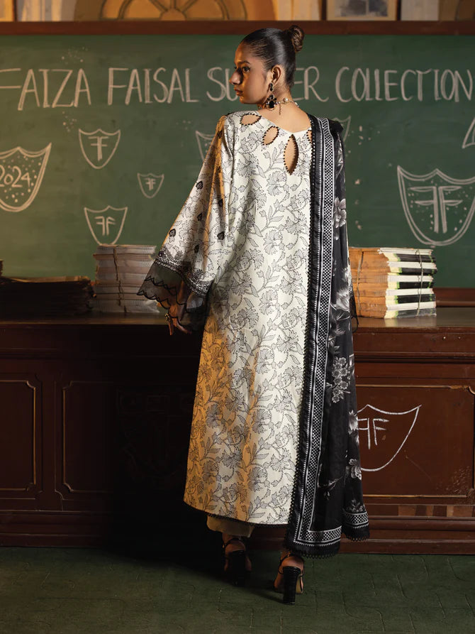 Faiza Faisal | Maya Luxury Lawn | Deniz - Pakistani Clothes for women, in United Kingdom and United States