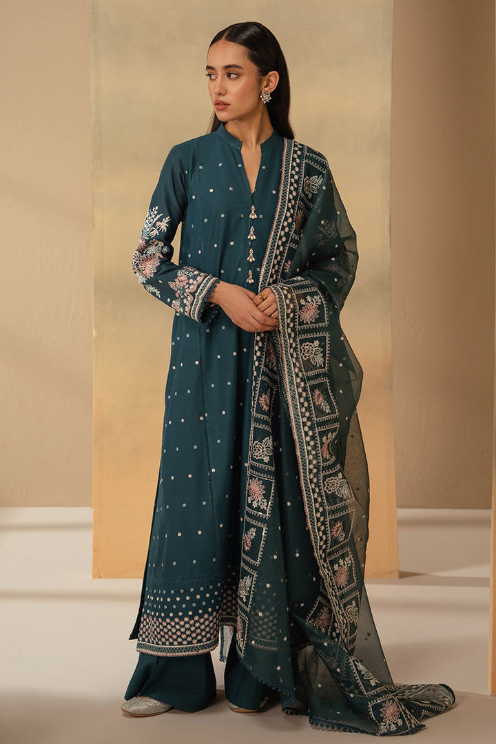 Cross Stitch | Mahiri Embroidered Lawn 24 | MIDNIGHT BLOOM - Pakistani Clothes for women, in United Kingdom and United States
