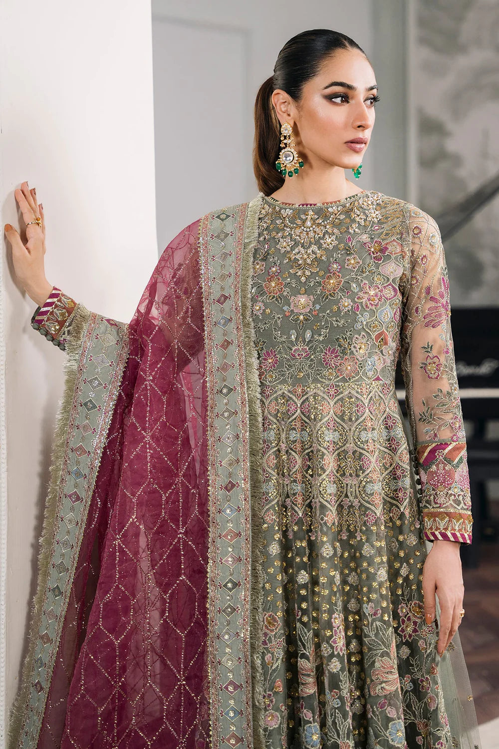 Baroque | Chantelle Embroidered Collection | CH12-02 - Pakistani Clothes for women, in United Kingdom and United States