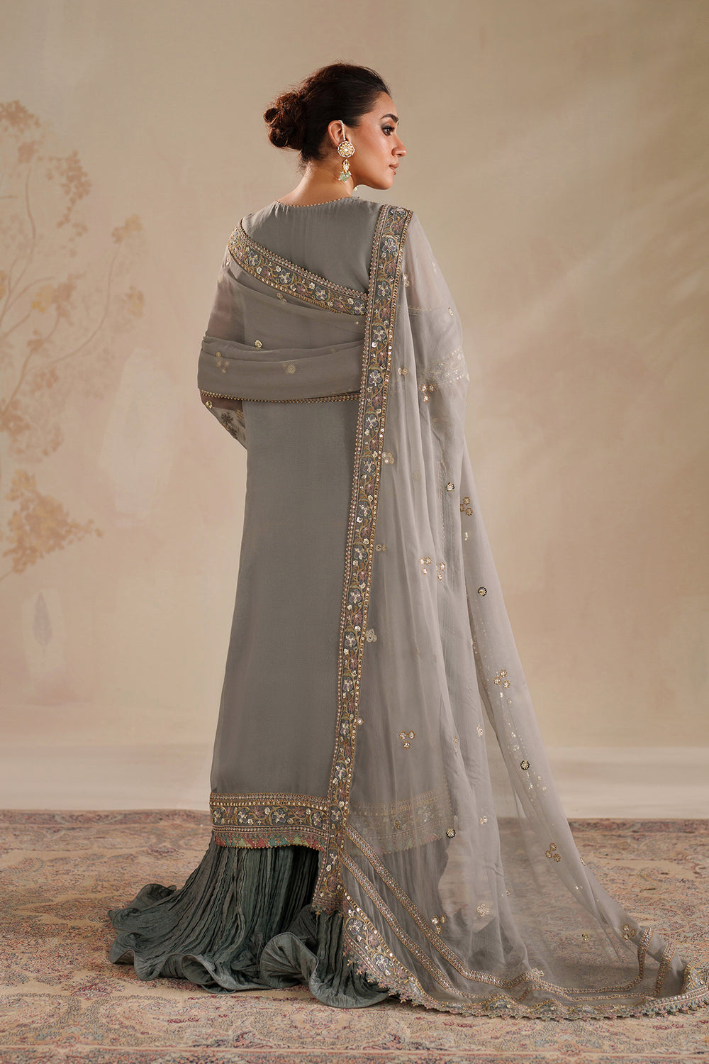 Baroque | Formals Collection | EMBROIDERED CHIFFON UF-4364