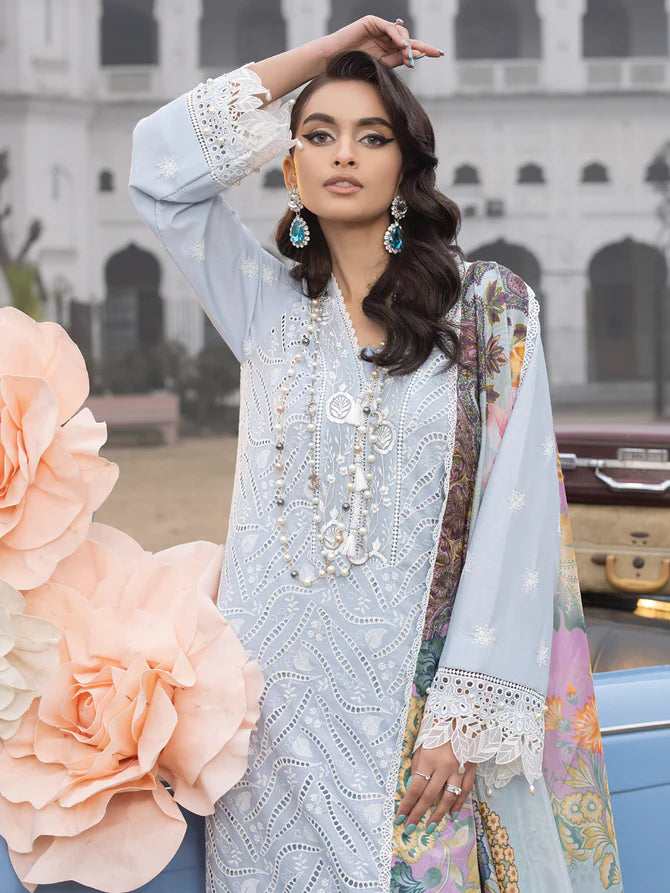 Faiza Faisal | Maya Luxury Lawn | Anja - Hoorain Designer Wear - Pakistani Ladies Branded Stitched Clothes in United Kingdom, United states, CA and Australia