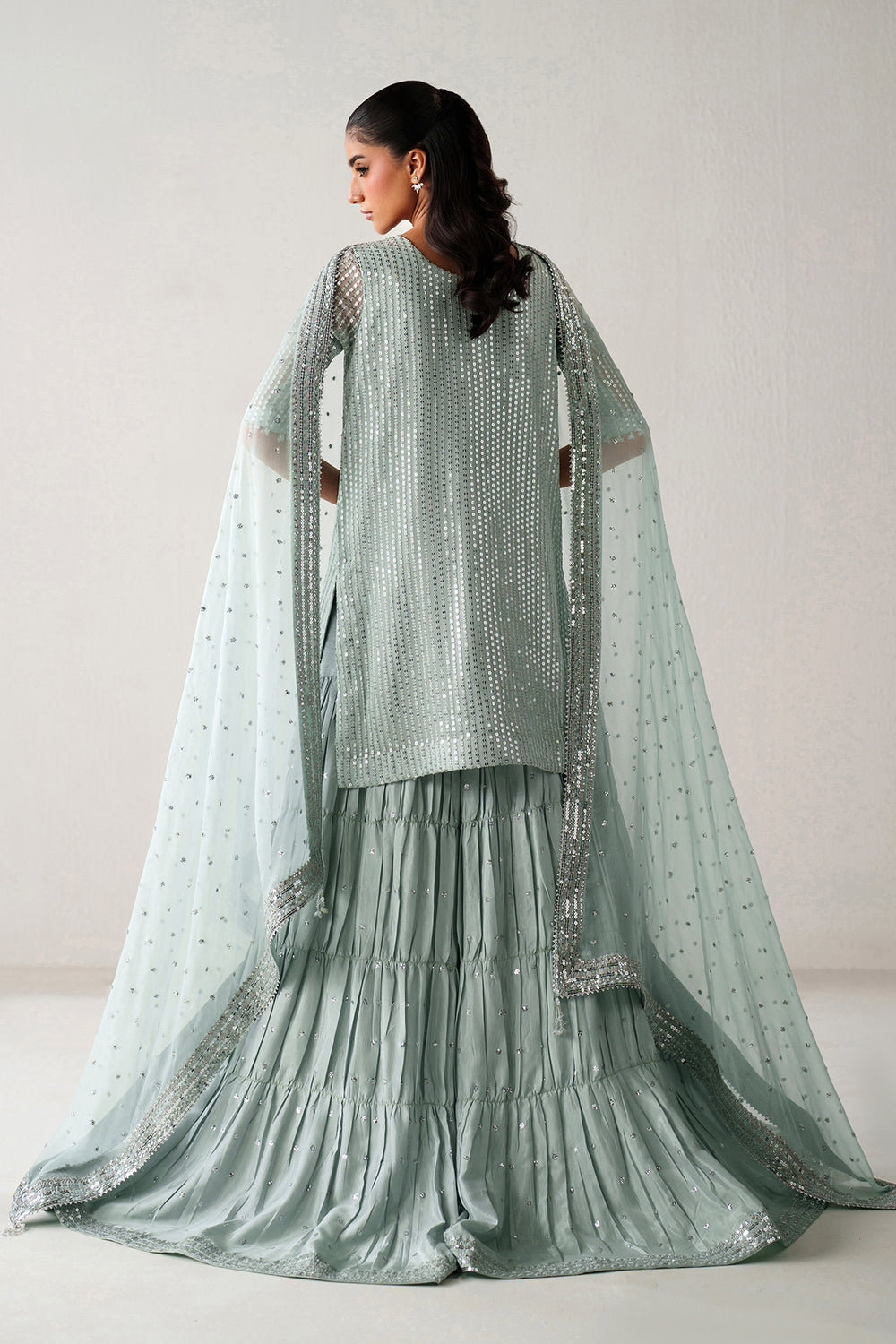 Baroque | Formals Collection | EMBROIDERED CHIFFON UF-4389