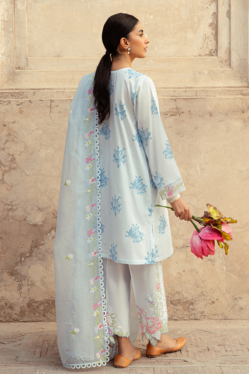 Cross Stitch | Premium Lawn 24 | DAWN MIST - Pakistani Clothes for women, in United Kingdom and United States