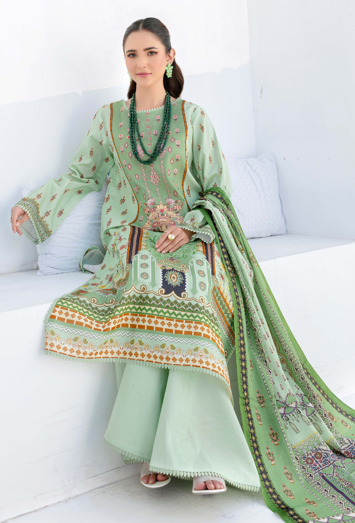 Humdum | Saira Bano Lawn 24 | D02 - Pakistani Clothes for women, in United Kingdom and United States