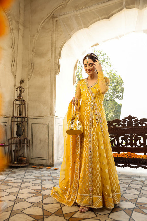 Maya | Eid Collection Cham Cham | KUNDAN ZARI - Hoorain Designer Wear - Pakistani Ladies Branded Stitched Clothes in United Kingdom, United states, CA and Australia