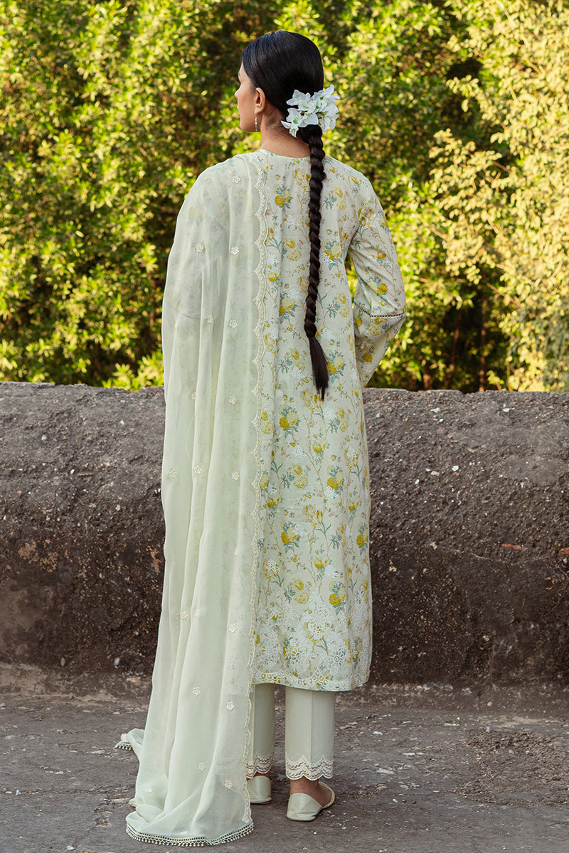 Cross Stitch | Premium Lawn 24 | LIME PRIMROSE - Pakistani Clothes for women, in United Kingdom and United States