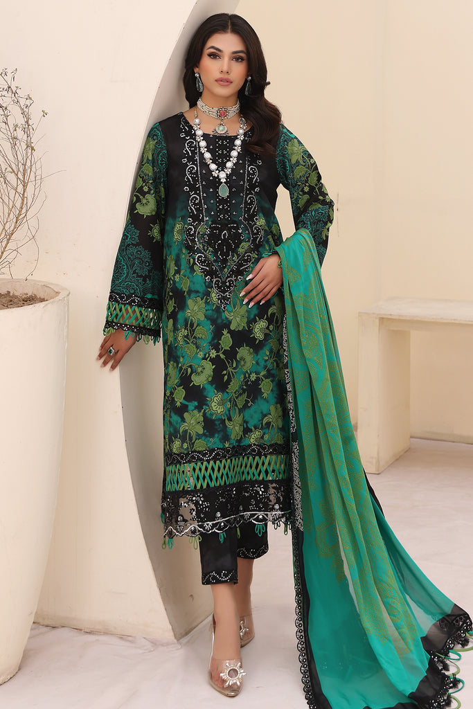 Charizma | Naranji Embroidered Lawn 24 | CN4-007 - Pakistani Clothes for women, in United Kingdom and United States