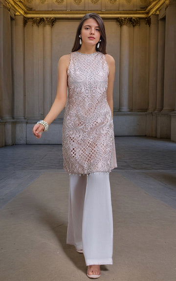 Threads and Motifs | Formal Dresses 25 | Organza Embroidered Shirt