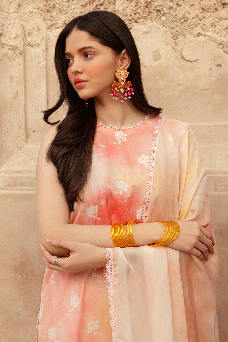 Cross Stitch | Premium Lawn 24 | PEACH BLUSH - Pakistani Clothes for women, in United Kingdom and United States