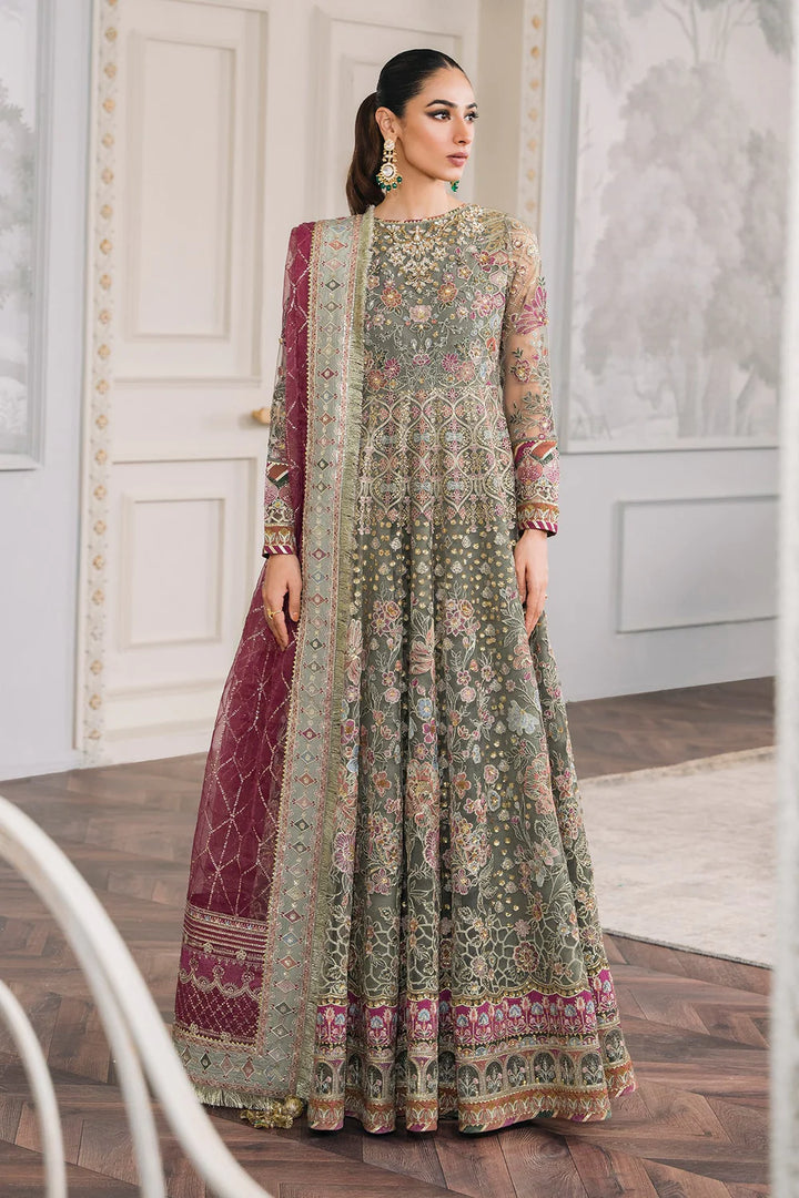 Baroque | Chantelle Embroidered Collection | CH12-02 - Hoorain Designer Wear - Pakistani Ladies Branded Stitched Clothes in United Kingdom, United states, CA and Australia