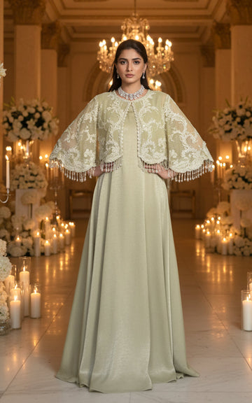 Threads and Motifs | Formal Dresses 25 | Embroidered Jacket With Dress