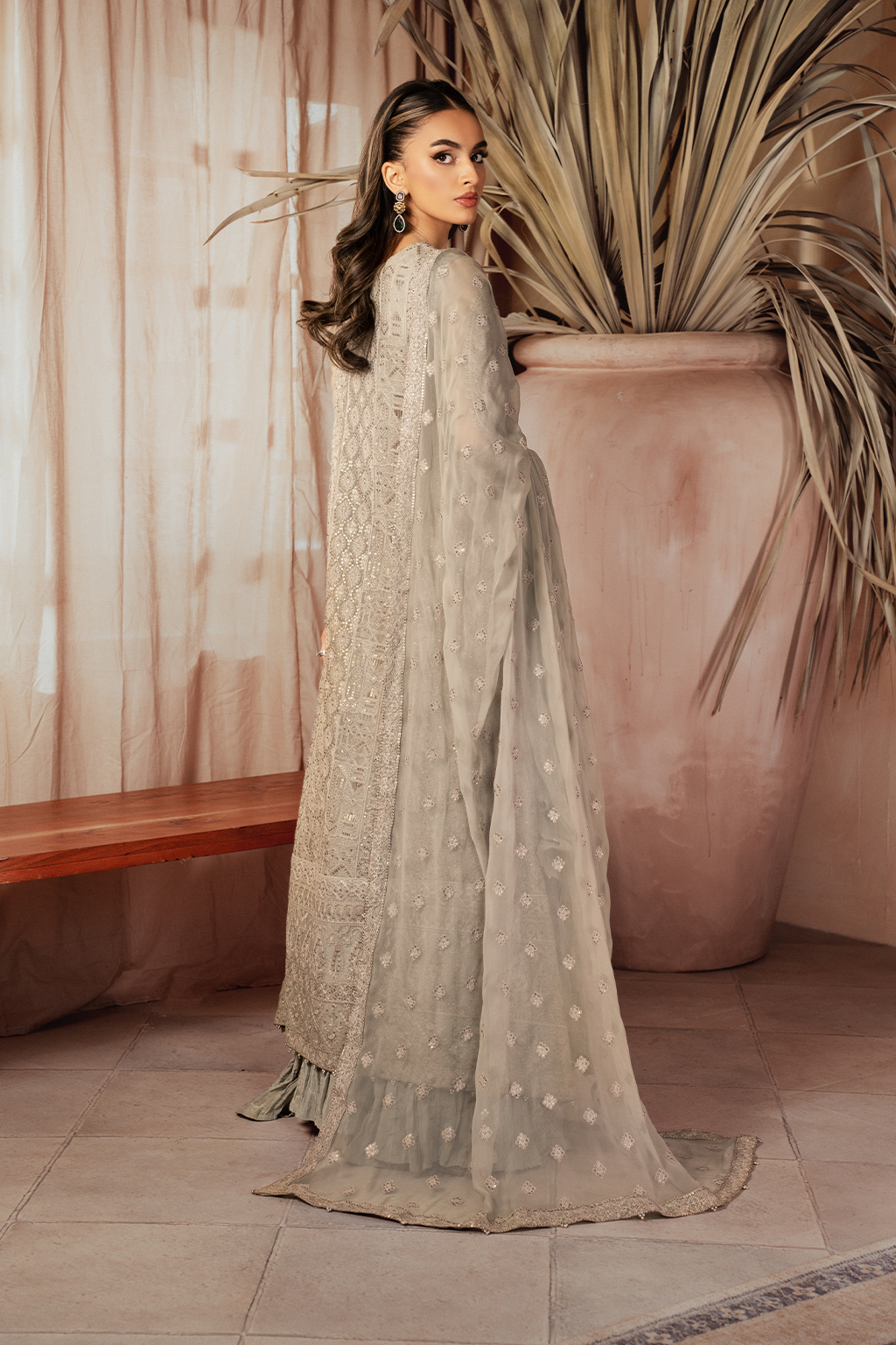 Iznik | Chiffonkari Formals | ICK-08 Embroidered Chiffon