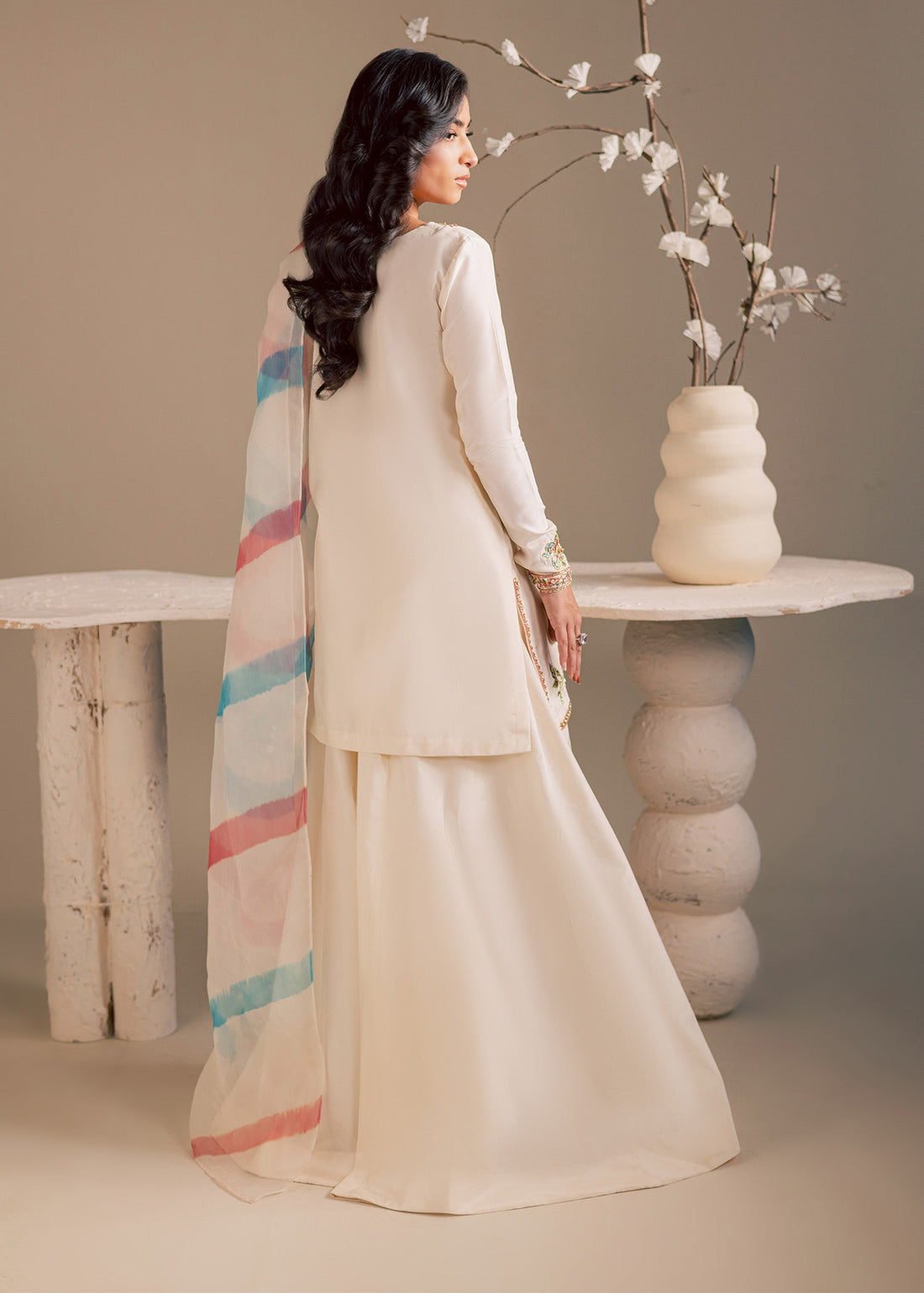 Maria Osama Khan | Noir Bliss Luxury Formals | Pearl Whisper