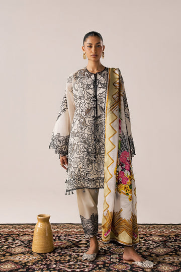 Elan | Stitched Pret 26 | ZEVARÉ (EL26-07 B ST)