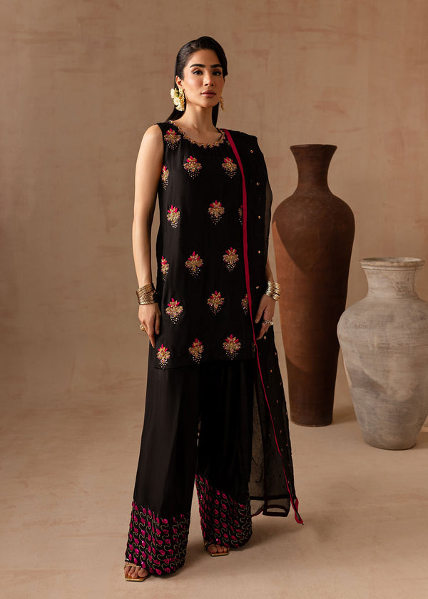 Maria Osama Khan | Noir Bliss Luxury Formals | Charcoal Charm