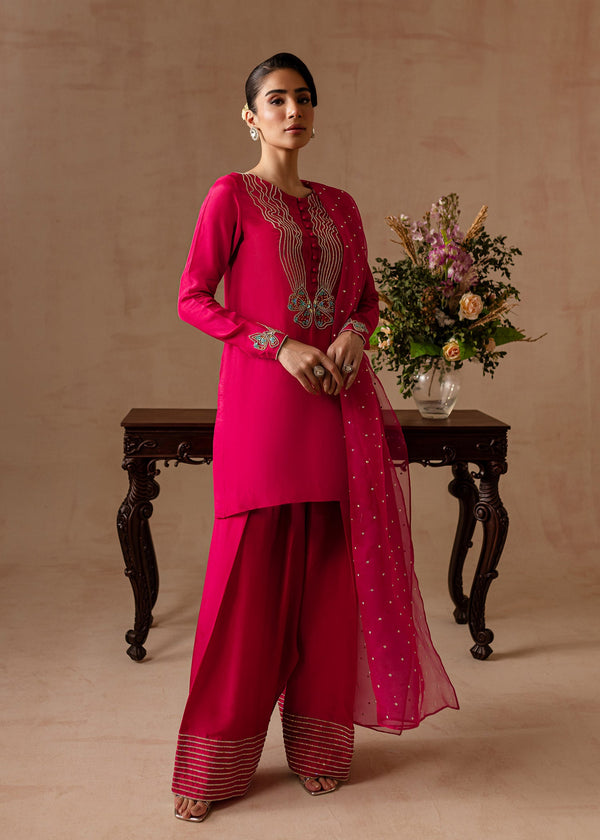 Maria Osama Khan | Noir Bliss Luxury Formals | Peony