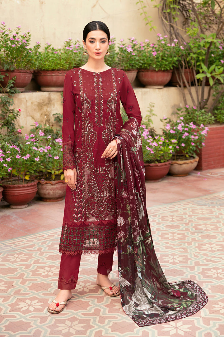 Ramsha | Mashaal Luxury Lawn | L-803 - Pakistani Clothes for women, in United Kingdom and United States