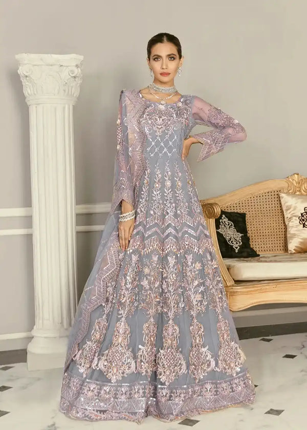 Akbar Aslam | Formal Collection | Wisteria - Hoorain Designer Wear - Pakistani Ladies Branded Stitched Clothes in United Kingdom, United states, CA and Australia